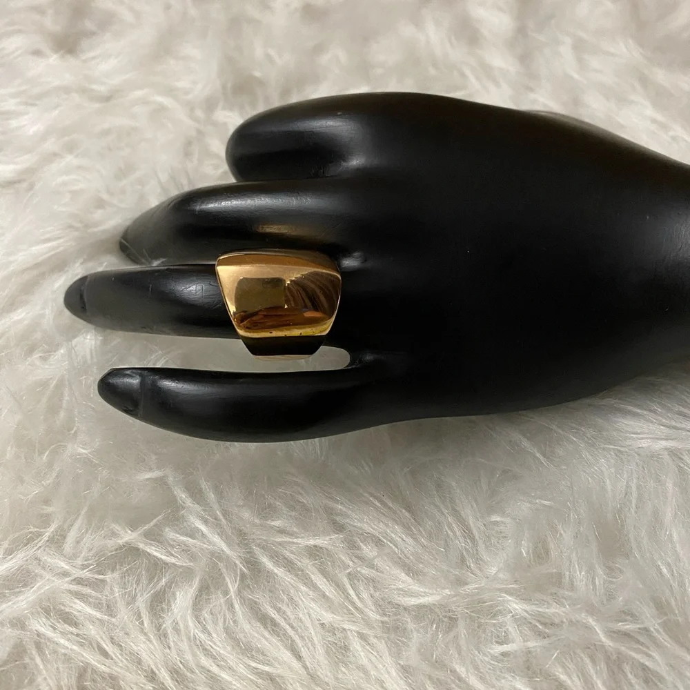 Knife Edge Sterling Silver 925 Modern Ring
